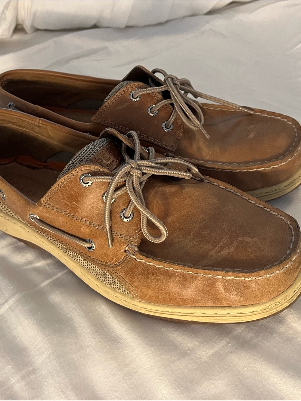 Sperry Brown Leather Classic 2-Eye Boat Shoes